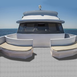 TBVECHI Teak Sheet 94'' x 35'' EVA Foam Teak Sheet Marine Flooring Yacht Boat Decking Board Canoe Golf Cart RV Flooring Self-Adhesive Pad, Gray+Black