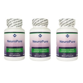 NeuroPure 3 Pack of NeuroPure Advanced Health Supplement 180 Capsules Genuine Neuro Pure