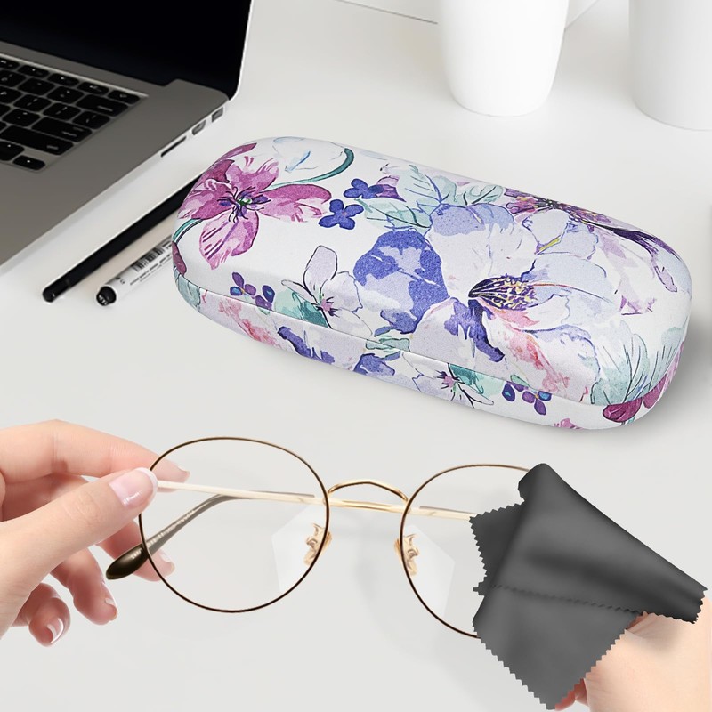 molshine Hard Shell Sunglasses Case, Portable Large Glasses Case with