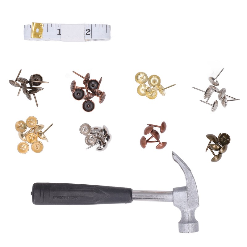 822 Pcs Upholstery Tack 8 Colour Carbon Steel Furniture Decorative