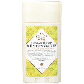 Nubian Heritage Deodorant - all Natural - 24 Hour - Indian Hemp and Haitian Vetiver - with Neem Oil - 2.25 Ounce - Pack of 2