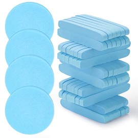 Luxiv 120 Esponjas Faciales Comprimidas, Esponjas Limpiadoras Faciales, Esponjas Faciales Comprimidas para Maquillaje, Esponjas Redondas para Lavar El Rostro, Esponjas Exfoliantes Y Desmaquillantes Pa