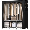 LOKEME Wardrobe Closet,Portable Closet for Bedroom Steel Pipe Diameter 19mm
