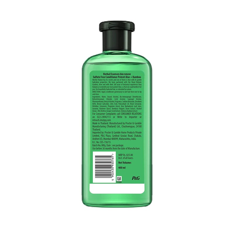 Herbal Essence Conditioner Biolino Aloe & Bamboo 14.1 oz (400