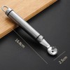 Stainless Steel Strawberry Huller and Tomato Stem Corer Tool,Portable Fruit