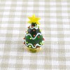 Cute Handmade Glass Crafted Christmas Ornament: