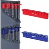 WORKPRO 2-Piece Magnetic Wrench Organizer Wrench Rack Tool Trays SAE&Metric
