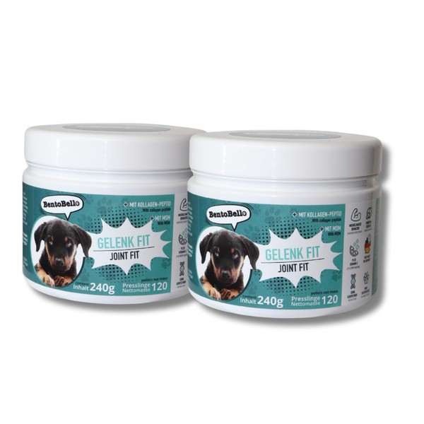 BentoBello Joint Tablets Dog Joint Fit for Dogs (120 Pellets)