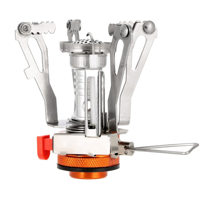 Camping Cookware Set with Camping Stove Folding Spork Cooking Pots