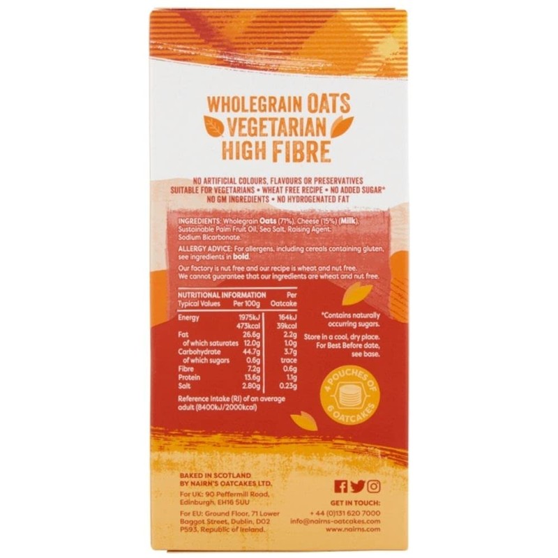 Nairn's Cheese Oatcakes, 200g