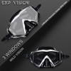 Adult Pano 3 Scuba Diving Mask, Tempered Glass Snorkel Mask