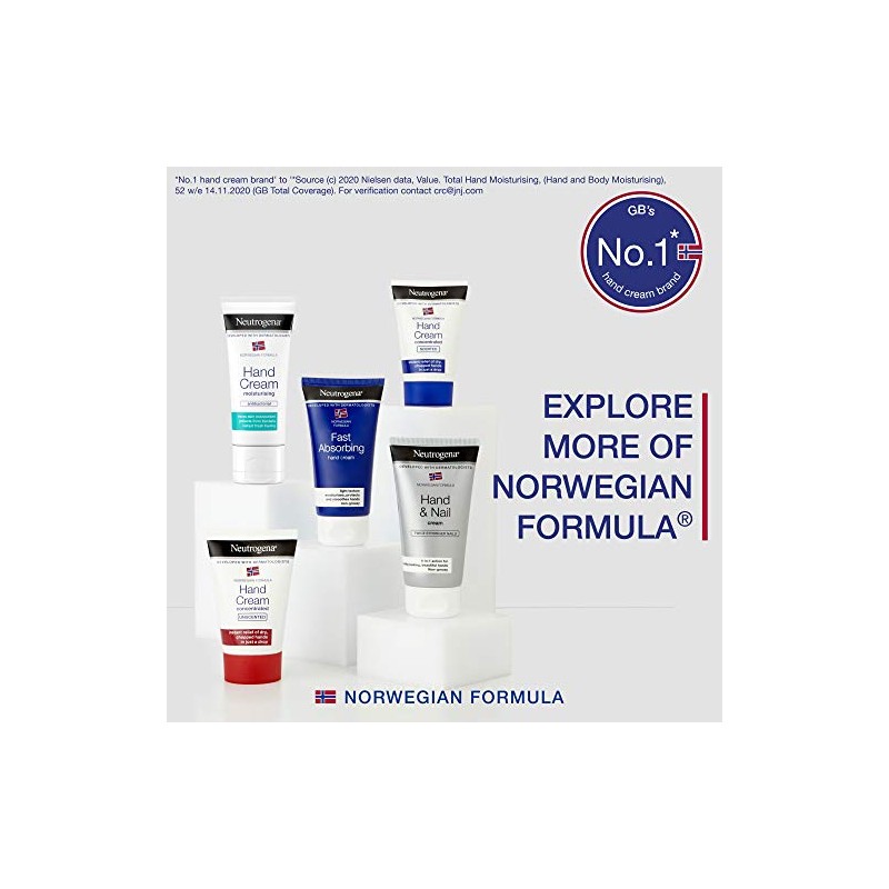 Neutrogena Neutrogena Norwegian Formula Fast-Absorbing Hand Cream (1x 150ml), Lightweight