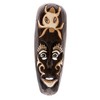 30 cm Wooden Mask Wall Mask Sculpture Handmade Maori Bali