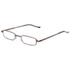 DOUBLETAKE Reading Glasses - 2 Pairs Slim Pocket Readers w