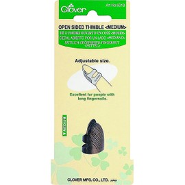 Clover Metal Open-Sided Thimble, Medium
