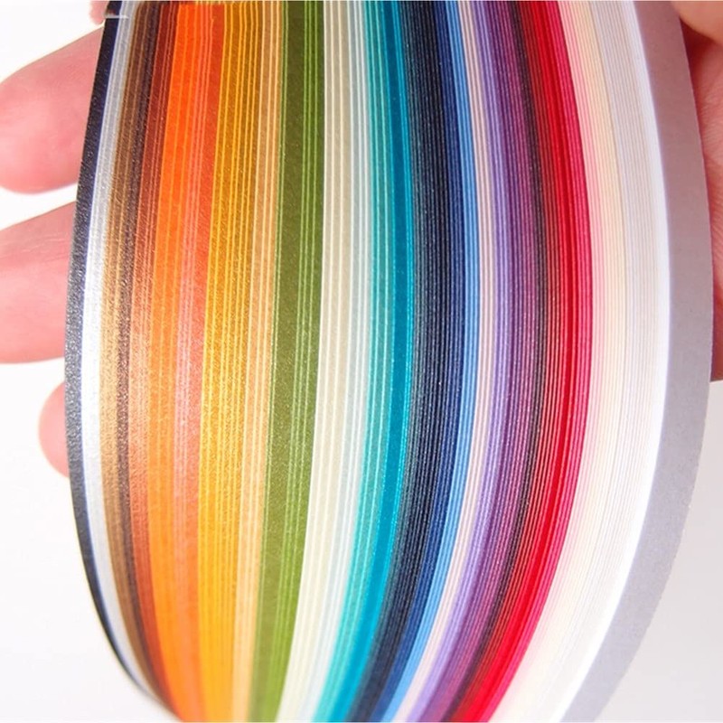 ODETOJOY Metallic Paper Quilling Metallic Paper 5 mm Strip of