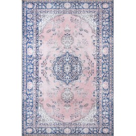 Momeni Afshar Collection Area Rug, 5' x 7'6", Pink
