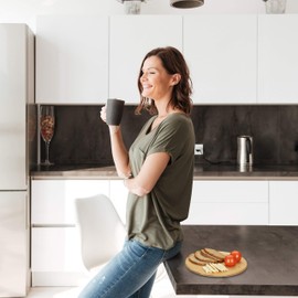 Relaxdays Turntable Round 360° Rotating for Serving, Spices, Oil, Jam, Cheese, Diameter 32 cm, Bamboo Turntable, Natural, Pack of 1