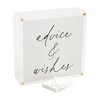 Mud Pie Acrylic Letter Box; 10" X 10"