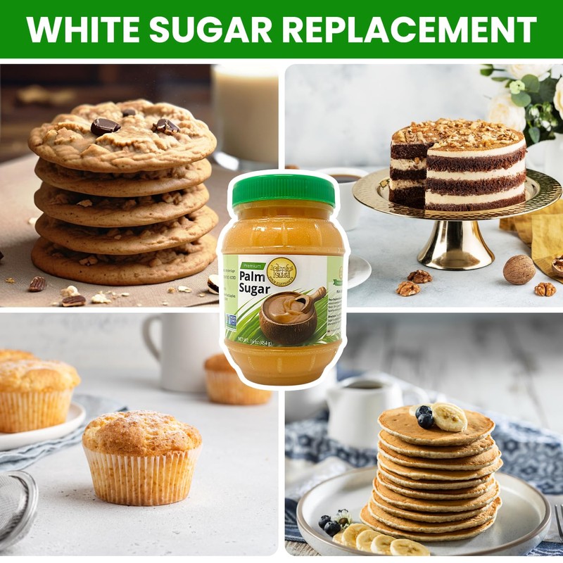 Four Elephants Premium Palm Sugar Non-GMO 16 oz (1)