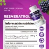 Resveratrol Cáps Semilla Uva Roja Acai Mvpcare Sabor
