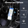 Utik 4-Port USB Car Charger with Cup Holder Phone Mount,