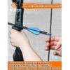 THREE ARCHERS Archery T Bow Square Set Bowstring Nocking Point