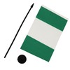 Nigeria Table Flag 5'' x 8'' - Nigerian Desk Flag