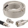 MOOKEERF CB Coax Cable,RG8x Coaxial Cable 50ft,RG8X Stranded Core CB