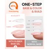 Makartt Rubber Base Builder Gel 15ml - Nude 6-in-1 for