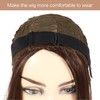 8 PCS Wigs Elastic Bands, Adjustable Wig Straps Black Wig