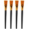 UEKPDM 4 Pack 1 Inch Flat Paint Brushes, Professional Synthetic