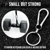 KCFEV Titanium Carabiner with Key Fob Key Clip EDC Quick