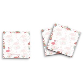 Butler in the Home Sticky Notes 3 Pack 3"x3" 50 Sheet Count Per Pad, Be Flamazing Pink Flamingo, Cute Funny Memo Note Pads Stationery Journal Planner Paper