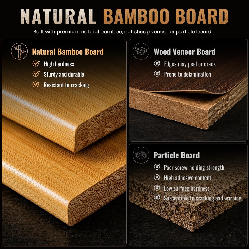 Bamboo Multi Guitar Stand, Folding Guitar Rack for Multiple Guitars,