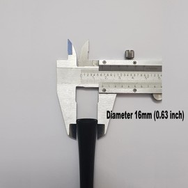 Bojer 11 Inch Antenna Compatible with Vehicle AM FM Car Radio Roof Mount Mast Flexible Rubber with M5 M6 Threaded Adapter