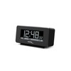 Technoline Radio Alarm Clock with Positive and Negative Display, matt