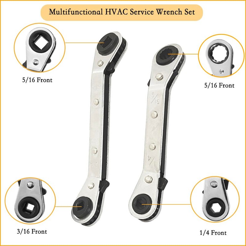 Ausfyyam Valve Core Remover Installer Tool & HVAC Service Wrench