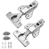 KIMDOT 40PCS Soft Opening Face Frame Mounting Concealed Hinges Full