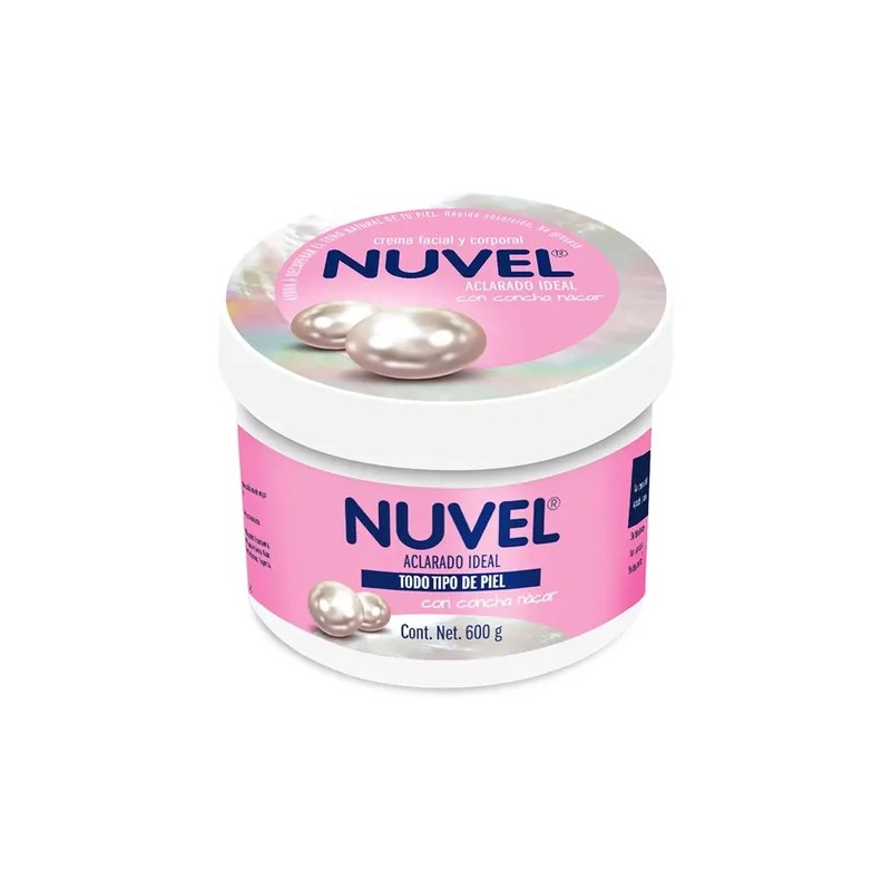 Crema Corporal Nuvel Aclarado Ideal con Concha Nácar 600g