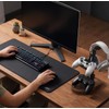 Soporte Gamer de Madera Nogal Universal para Audífonos y 2