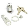 4 Pack 16mm Mailbox Cam Security Lock with Keys Cam