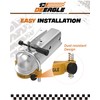 DEEAGLE Trailer Coupler Lock, Include Universal Trailer Ball Lock, 1/4”Dia
