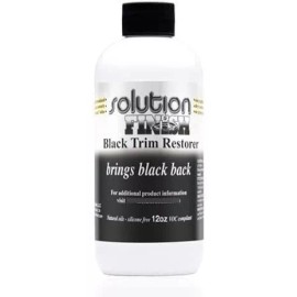 Solution Finish Solución Final Negro Plástico Y Vinilo Plástico Recorte Rest