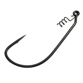 Gamakatsu Super Line Spring Lock - Offset Hook with Screw Spiral for Rubber Fish & Jigs, Offset Hook for Rubber Bait, Jig Hooks, Size / Package Contents: Size 6/0 - 3 Pieces