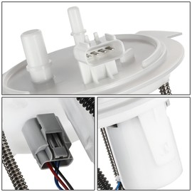 Auto Dynasty E2530M Electric Fuel Pump Assembly Module Compatible with Ford F-150 3.7L 4.6L 5.0L 5.4L 6.2L 2009-2014, 12V, White