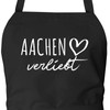 huuraa Apron Aachen in Love Gift Apron Cooking Apron Cotton