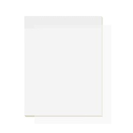 iKyce Transparent Sticky Notes, 8.5 x 11 inch Clear Self-Sticky Notes Extra Large, 50 Sheets Waterproof Translucent Sketching Tracing Paper, See Through Office & School Supplies(70129)