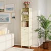 Giantex 67" Tall Bathroom Cabinet, Narrow Storage Cabinet w/3-Level Adjustable