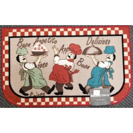 Kitchen Decor PRINTED NYLON RUG (nonskid)(18"x